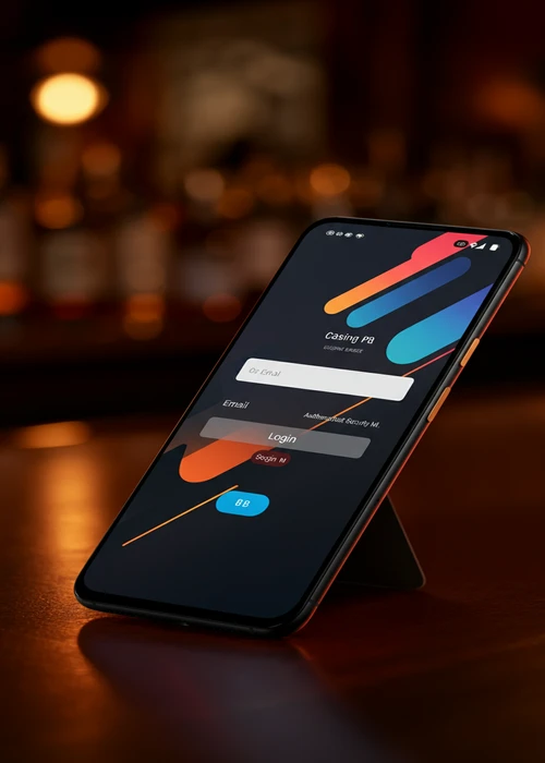 Screenshot of the Verywell Casino login page displaying secure access fields and navigation options for a seamless user experience.