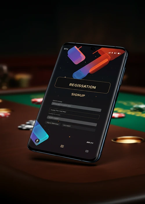 Screenshot of the Verywell Casino registration form on a mobile device, showing quick signup steps and account creation fields.